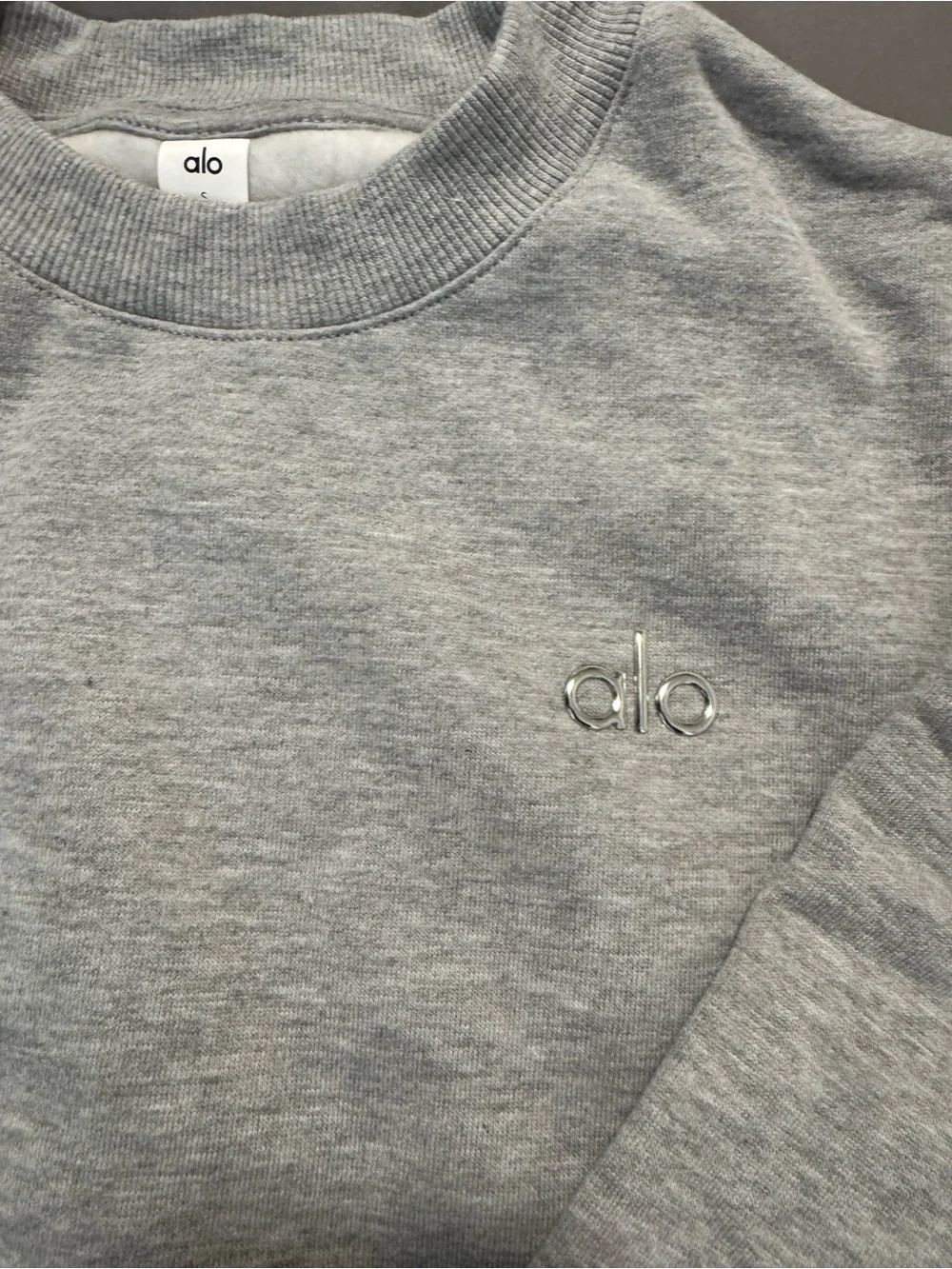 ALO Yoga Women's Crewneck Sweatshirt - Heather Gray